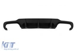 image-20-C63 type diffuser suitable for rear A Design bumper on Mercedes C-Class W204 sedan, C204 coupe 2011-2014 -oo--oo-