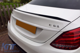 C63 type trunk spoiler suitable for Mercedes C-Class W205 2013-2020, unpainted-image-6227770