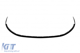 image-15-C63s spoiler suitable for front A Design line bumper of Mercedes C-Class W205 sedan, S205 estate 2019-2021