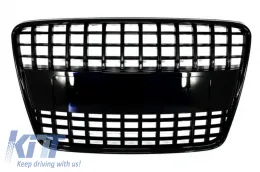 image-62-Calandre avant Audi Q7 4L (2006-2015) S-Line Noir Brillant Sans Emblème-