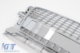 Calandre avant pour Audi Q5 8R 2008-2011 Grille Chrome-image-6101006
