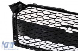 Calandre avant sans badge pour Audi A5 F5 2017-2019 RS Design Grille noire-image-6103428
