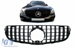 image-17-Calandre centrale avant pour Mercedes GLC X253 C253 15-18 GT R Panamericana Look