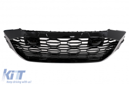 Calandre Centrale pour Audi Q8 2018-2023 Sport Design Noir Brillant-image-6092166