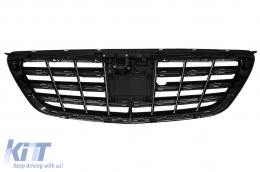 Calandre Grille avant pour Mercedes Classe S W222 2014-08.2020 S63 S65 Look Chrome-image-5994254