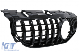 Calandre Grille pour Mercedes Classe SLC R172 Facelift 16-19 GT-R Panamericana Design Noir-image-6068385