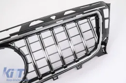 Calandre Grille pour Mercedes CLS W218 C218 X218 2011-2014 GT-R Panamericana Look-image-6102141