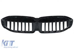 Calandre Grilles Rein pour BMW 3 G20 G21 2019-2022 Sport Look Noir Brillant-image-6111213