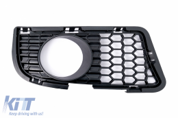 Calandre latérale Grille Centrale inférieure pour BMW Série 5 F10 F11 09-14 Pare-chocs M5-image-6105747