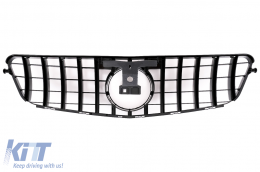 Calandre pour Mercedes C W204 S204 Limo Station Wagon 07-14 GT-R Panamericana Look-image-6099931