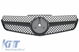 image-75-Calandre pour MERCEDES Classe E C207 W207 A207 09-12 Coupé Cabrio SL-Look Noir-