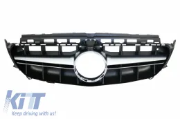image-44-Calandre pour Mercedes Classe E W213 S213 C238 A238 16+ Chrome Noir E63 Look