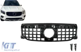 Calandre pour Mercedes Classe GLB X247 2019-2023 GT-R Panamericana Design Noir-image-6127291