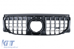 Calandre pour Mercedes GLB-Class X247 Facelift Standard (07.2023-2026) GT-R Panamericana Design Chrome-image-6128568