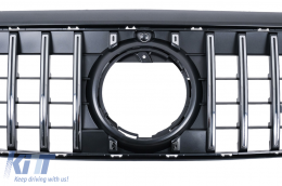 Calandre pour Mercedes GLB-Class X247 Facelift Standard (07.2023-2026) GT-R Panamericana Design Chrome-image-6128570