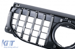 Calandre pour Mercedes GLB-Class X247 Facelift Standard (07.2023-2026) GT-R Panamericana Design Chrome-image-6128571