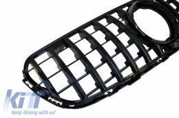 Calandre pour Mercedes GLC X253 C253 15-18 GT R Panamericana Look Noir-image-6040010