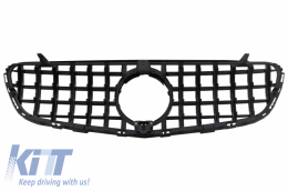 Calandre pour Mercedes GLC X253 C253 15-18 GT R Panamericana Look Noir-image-6040011