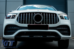 Calandre pour Mercedes GLE SUV W167 V167 GLE Coupé C167 Pack Sport 19+ GTR Look-image-6095124