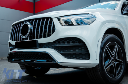 Calandre pour Mercedes GLE SUV W167 V167 GLE Coupé C167 Pack Sport 19+ GTR Look-image-6095129