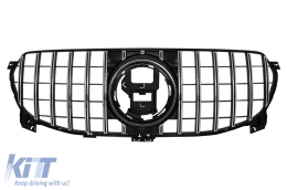 Calandre pour Mercedes GLE W167 V167 C167 Standard 20+ GTR Panamericana Look Chrome-image-6090336