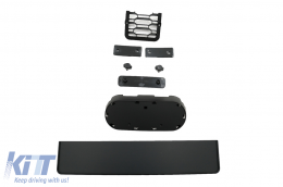 Calandre sans badge pour Audi A3 8V Facelift 17-18 Noir Brillant Look RS3-image-6098485