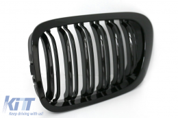 Calandres pour BMW 3 E46 Coupé Cabrio Non Facelift 99-02 Double Stripe M Look-image-6081953