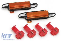 Canbus resistor against error message for LED bulbs 12v 50w pair