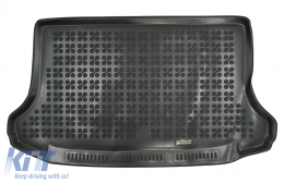 image-18-Caoutchouc Tapis coffre Noir pour Toyota RAV4 III 2005-2012 sans odeur Bord 3 cm