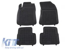 image-61-Caoutchouc Tapis de sol Noir convient pour CITROEN C3 III 2016+