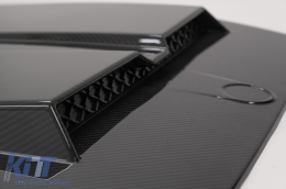 Capot scoop bonnet pour Mercedes Classe G W463 Facelift 2018-2022 Véritable Dry Carbon-image-6095416