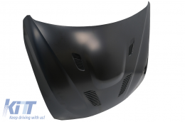 Cappuccio cofano per BMW 4 F32 F33 F36 11-19 M4 GTS Look Davanti parafanghi Nero-image-6065815