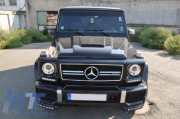 Cappuccio Scoop Cofano per Mercedes W463 Classe G 1989+ Look ABS-image-6003148