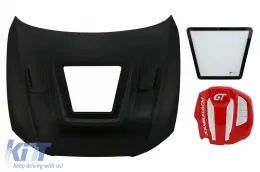 image-4-Capucha Capó Cubierta motor para Audi A5 B8.5 2012-2016 GT Look Vidrio protección