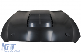 Capuche Bonnet Air Évents pour Ford Mustang Mk6 VI sixième génération 15-17 GT500 Look-image-6077364