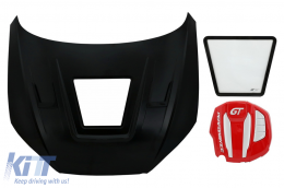 Capuche Bonnet Couvert moteur pour Audi A5 F5 B9 2015-2019 GT Look Verre protection-image-6082321