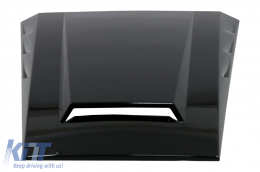 Capuche Scoop Bonnet pour Mercedes W463 G 89-17 Obsidian Noir LED Lumières dynamiques-image-6046805
