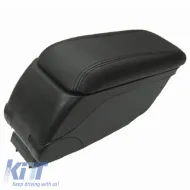 Car Armrest With Base Suitable for Opel Agila 02-07 / Suzuki Wagon R 02+ Set 2 Pieces-image-6325732