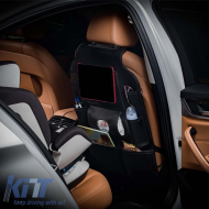 Car Back Seat Organizer Otom Exclusive From Artificial Leather Black Color 77.5cm x 49cm Universal 1 Piece ORG-101