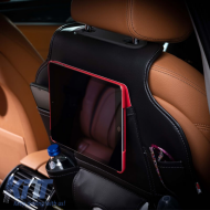 Car Back Seat Organizer Otom Exclusive From Artificial Leather Black Color 77.5cm x 49cm Universal 1 Piece ORG-101