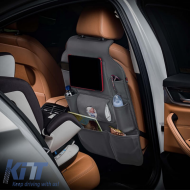 Car Back Seat Organizer Otom Exclusive From Artificial Leather Grey Color 77.5cm x 49cm Universal 1 Piece ORG-102