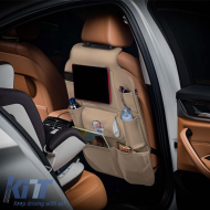 Car Back Seat Organizer Otom Exclusive From Artificial Leather Beige Color 77.5cm x 49cm Universal 1 Piece ORG-103