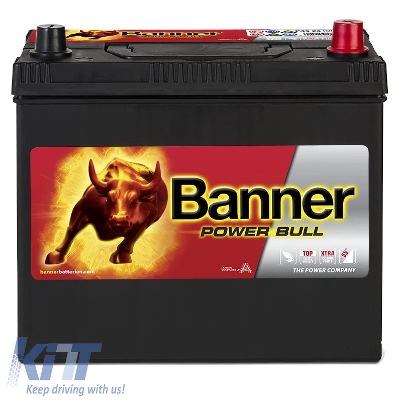 Car Battery 12V 45Ah Right Banner Power Bull 390A (EN) R4523