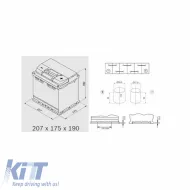 Car Battery 54Ah Right Bosch 530A (EN) S5 002-image-6316072