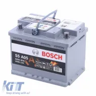 Car Battery 60Ah Right Bosch 680A (EN) Start Stop AGM S5A05-image-6315010