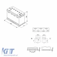 Car Battery 60Ah Right Bosch 680A (EN) Start Stop AGM S5A05-image-6316092
