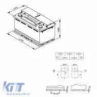 Car Battery 70Ah Right Bosch 760A (EN) Start Stop EFB S4E08-image-6316110