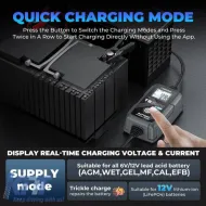 Car Battery Charger & Tester suitable for Topdon 6/12 Volt 6 Amper TB6000PRO-image-6315427