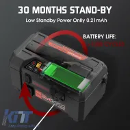 Car Booster, Powerbank, Car Washer 1.5 MPA Cordless, Compressor 150PSI, Led Light 5 in 1 Lokithor AW401 12 Volt 2500A-image-6304752