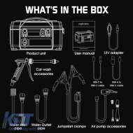 Car Booster, Powerbank, Car Washer 1.5 MPA Cordless, Compressor 150PSI, Led Light 5 in 1 Lokithor AW401 12 Volt 2500A
